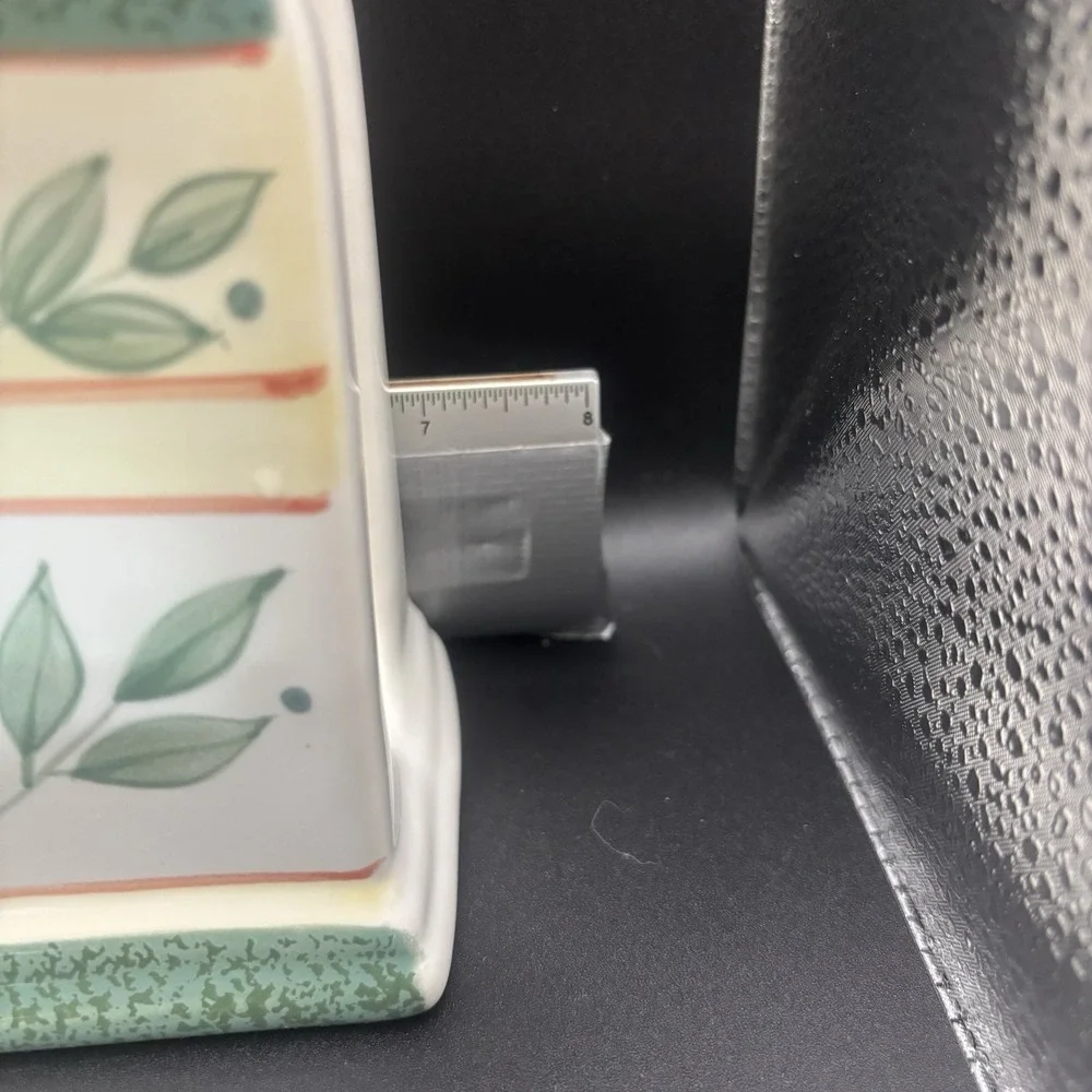 Pfaltzgraff Napkin Holder French Quarter Ceramic EUC